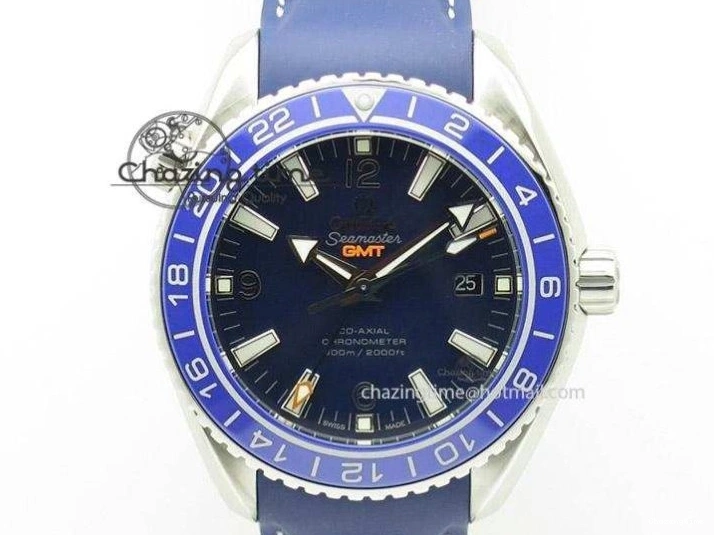 0201 GoAnywhere Aqua Terra GMT Worldtimer 43mm VSF 1:1 Best Edition Summer Blue Dial on Blue Rubber Strap A8938 Super Clone 7722